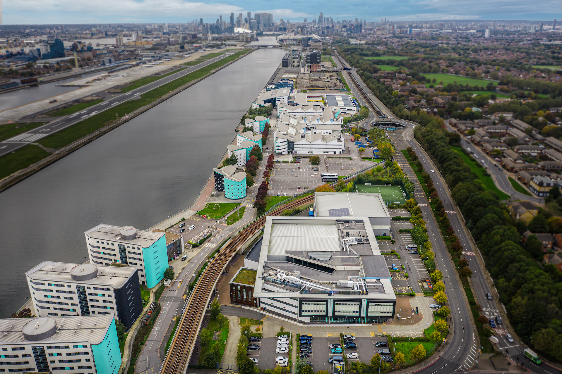 Aerial photo of Docklands