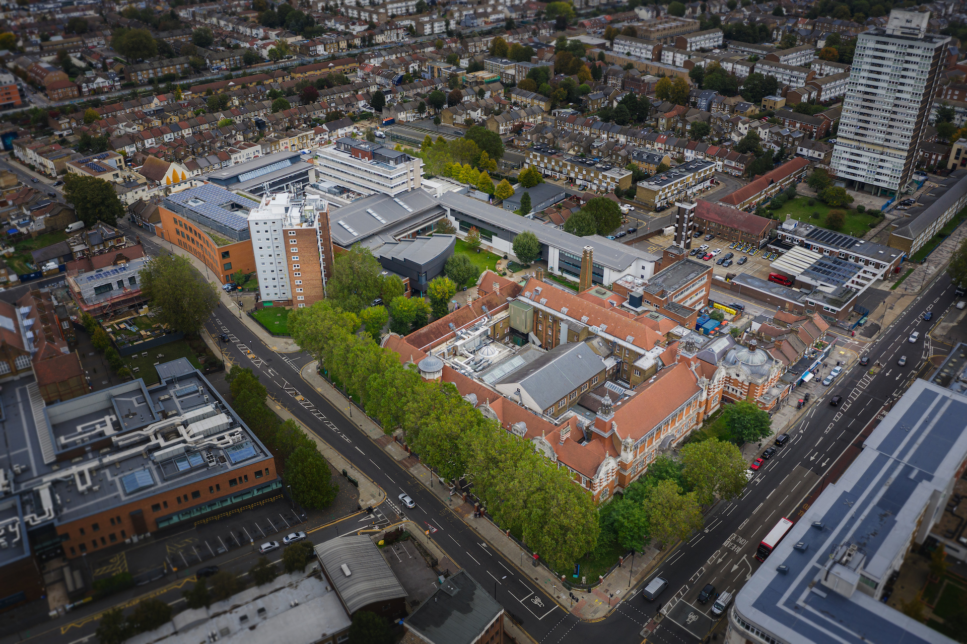 Aerial photo of Stratford